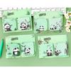 Cartoon Panda Sticky Note Paper 60Sheets Adheive Notes Pocket Notes Memo Pad Small Notepads for Writing Journaling