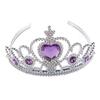 Girls Princess Crown Headband Bow Hair Accessories Snowflake Ribbon Magic Wand Set for Kids Birthday Party Dress Up