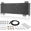 40k Transmission Oil Cooler LPD47391, Compatible with Duty 40,000 GVW Max Low Pressure Drop Trans Cooler with Mounting Hardware