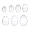 Ornaments Fillable Plastic Transparent Easter Egg Transparent Balls Easter Decoration Candy Box
