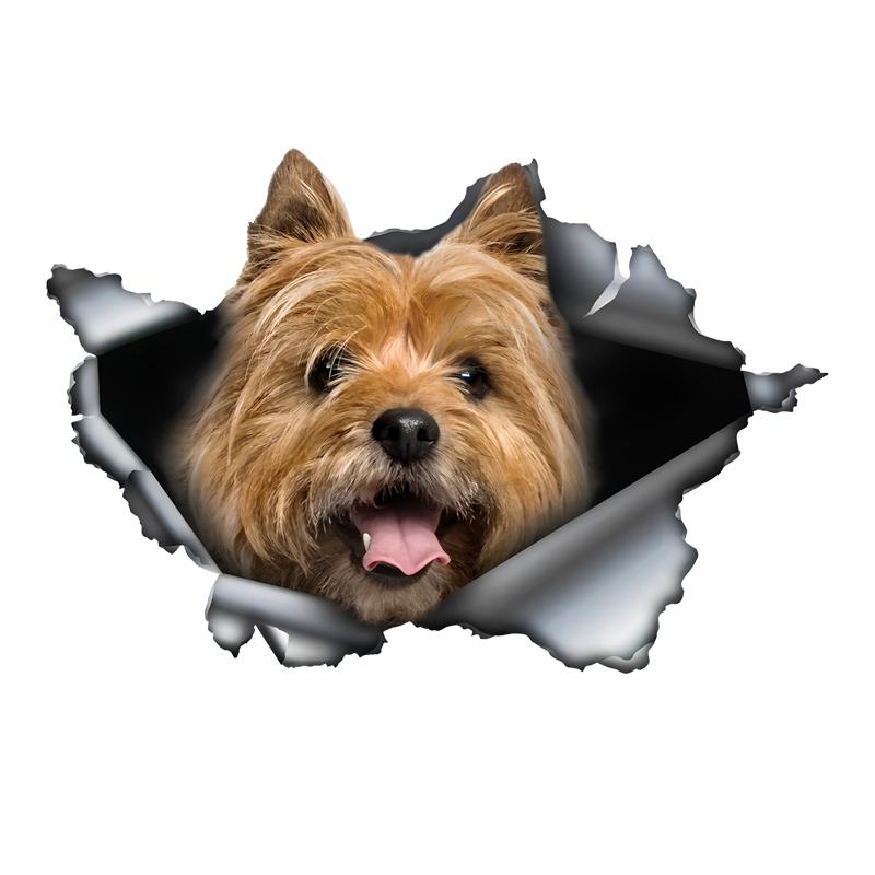 Cairn Terrier Car Stickers, Weather-Resistant Vinyl Stickers for Windows, Bumper Crafts - PVC Material Vehicle Decals