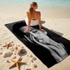 Beach Towel with Jin singer2 Pattern - soft,absorbent,machine washable Lightweight&Modern,swimming,Travel Essentials