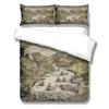 Oriental Motif Birds Botanical Garden Duvet Cover Set King Queen Double Full Twin Single Size Bed Linen Set