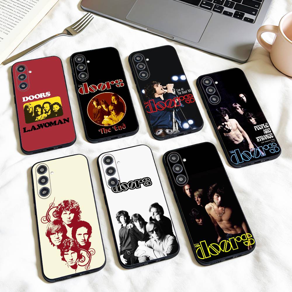 Psychedelic rock The Doors phone Case For Samsung Galaxy A73,A72,A71,A70,A53,A52,A51,Others Soft Black Shell