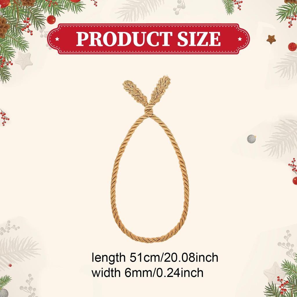 Decorative Twist Ties Christmas Garland Banister Fasteners Easy Use for Home Wedding Decorations