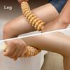 Wooden Massager Handheld Roller Stick Trigger Point Manual Massage Tools Body Muscle Pain Relief