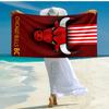 1pc Chicago Bulls Beach Towel, Comfortable and Thick, and Swimming/Bath/Picnic/Camping Towel, Suitable for Seaside Beaches