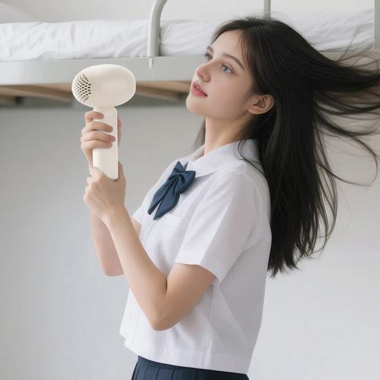 Беспроводной фен с зарядной базой 3-уровневый регулируемый мини-фен USB перезаряжаемый мягкий воздушный поток портативный дорожный электрический фен