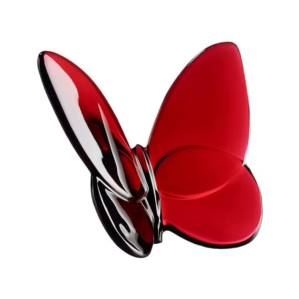 Colorful Crystal Butterfly Ornaments Nordic Butterfly Statue Crafts Garden Ornament