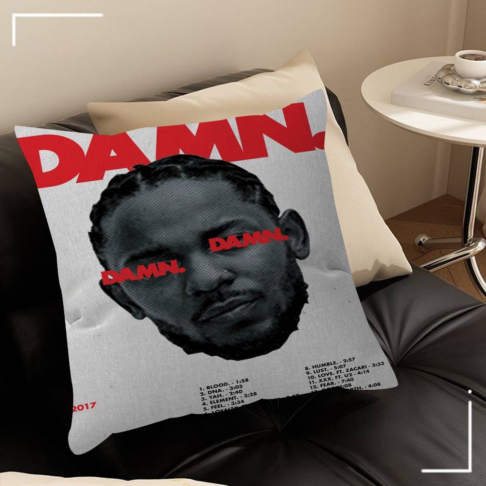 Kendrick Lamar Cushion Cover Inches Farmhouse Decor Home Throw Pillow Covers For Couch Decorations