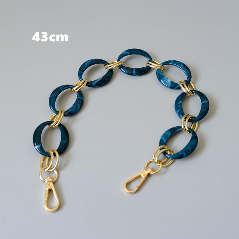 Новая модная женская сумка, аксессуары, цепочки, съемная замена, белый, красный ремешок для сумки, женский золотой чехол на плечо из смолы, цепочка для телефона