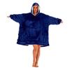 Keanu Unisex Adult Plain Fleece Sherpa Lined Oversized Blanket Hoodie