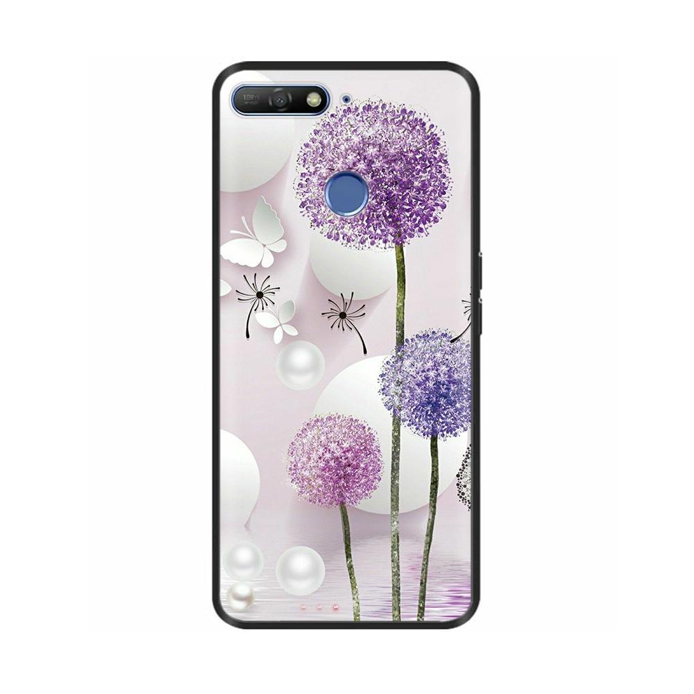 Cute Candy Painted Cover For Huawei Honor 7A Pro Case Soft Silicone Back Cover For Honor 7C Cases Honor7A Pro 5.7" Cases Bumper