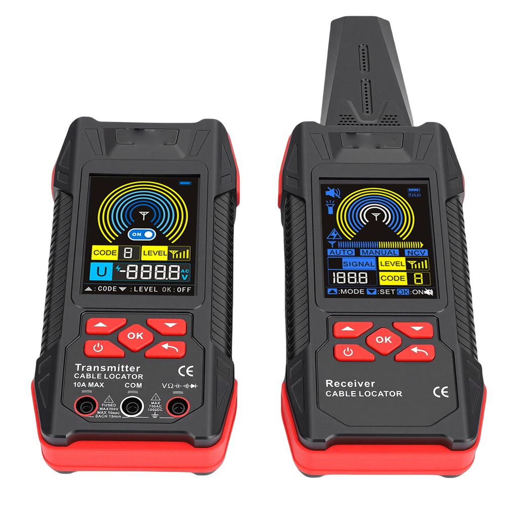 Underground Cable Locator Multimeter 2 in 1 Digital 6000 Counts Wall Wire Tracker Detector Circuit Breaker Finder