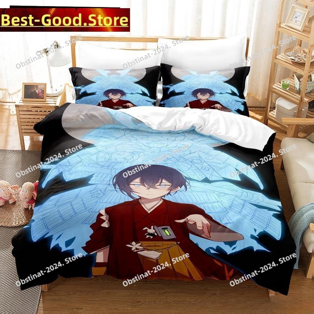 3D Print Anime Kawaii Girl Kyouka Bedding Set Printed Bed Set Duvet Cover Sheet Pillowcase Soft Quilt Cover Full Queen King Size