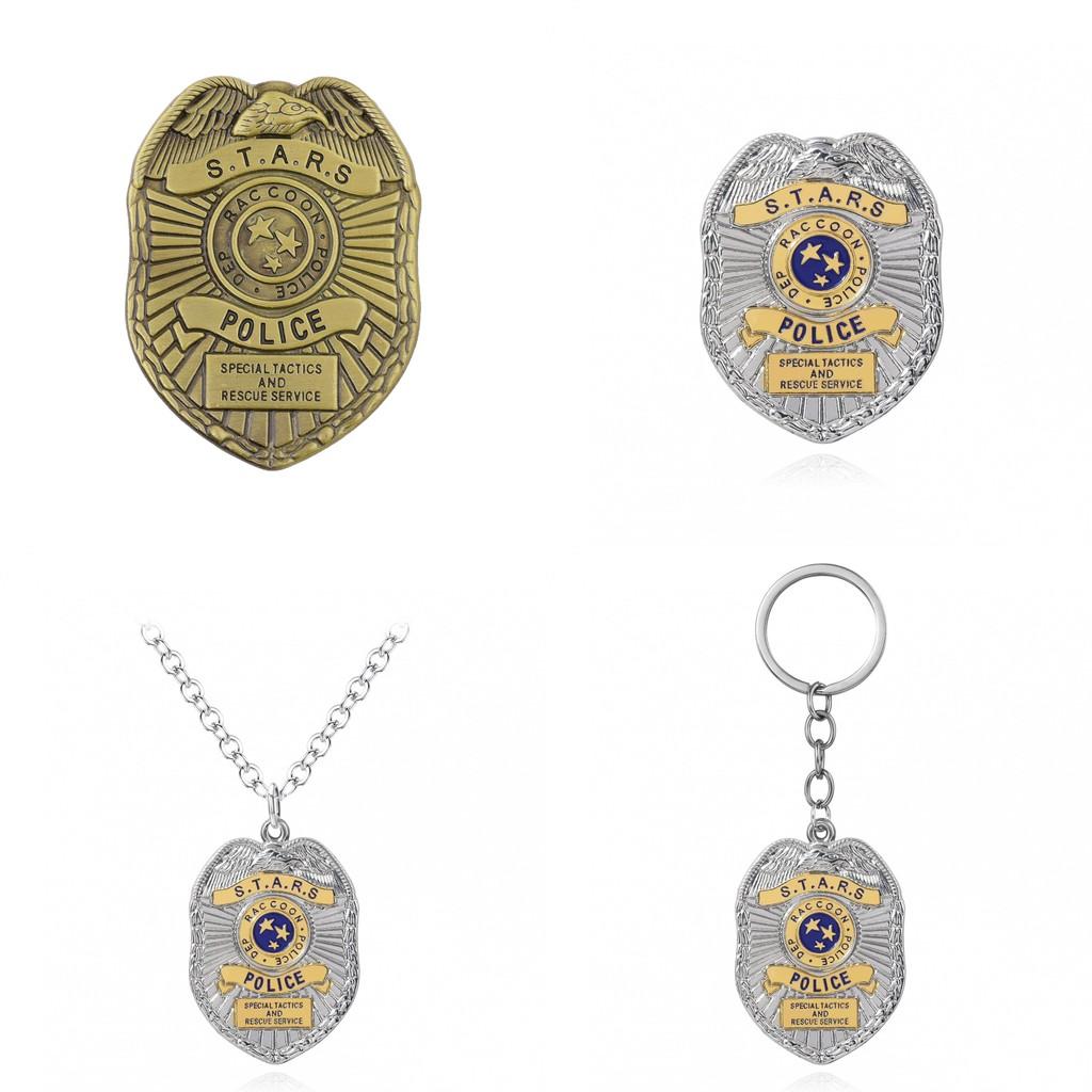 Брелок Resident Evil Raccoon City с значком орла и кулоном из сплава для фанатов