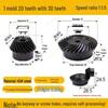 Коническая спиральная шестерня с модулями от 1,5 до 4 и 1:1 к 1:4 Передаточное число