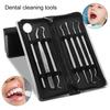 1 комплект стоматологических инструментов, не раздражающие профессиональные легкие стоматологические инструменты, набор для ухода за полостью рта для детей
