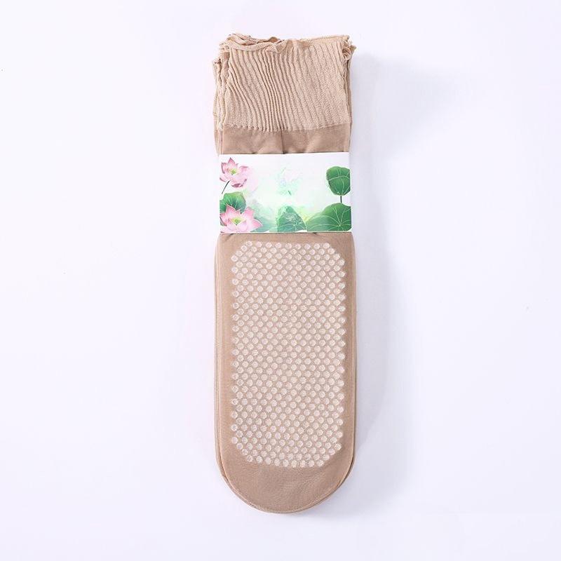 10 пар женских летних ультратонких носков-труб с широким голенищем и широким носком, без следа на стопе, не цепляющихся за проволоку, для пожилых