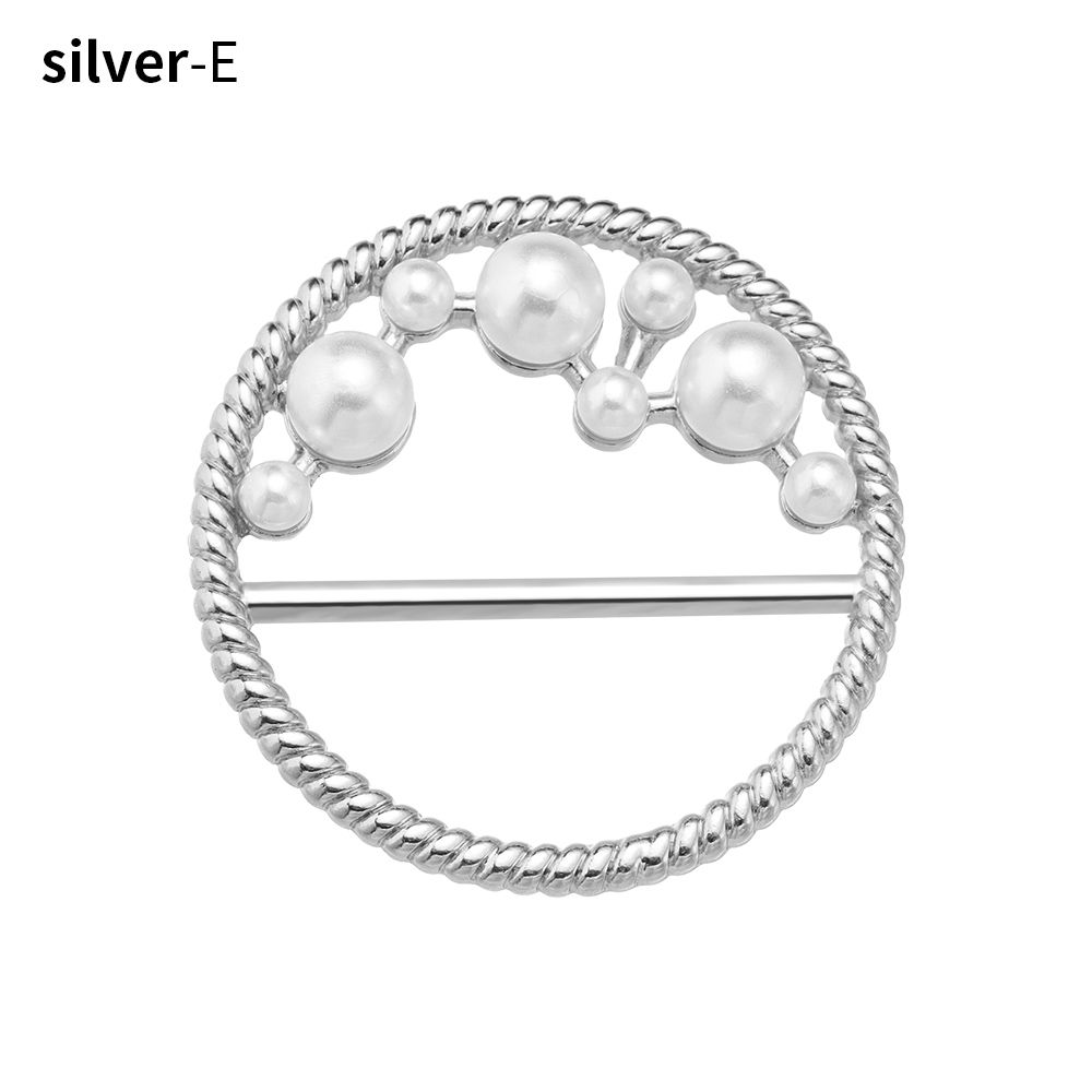 Corner Hem Shirt Hem Decorative Buckle Knotted Buckle Ring Clothes Tighten Silk Scarf Buckle