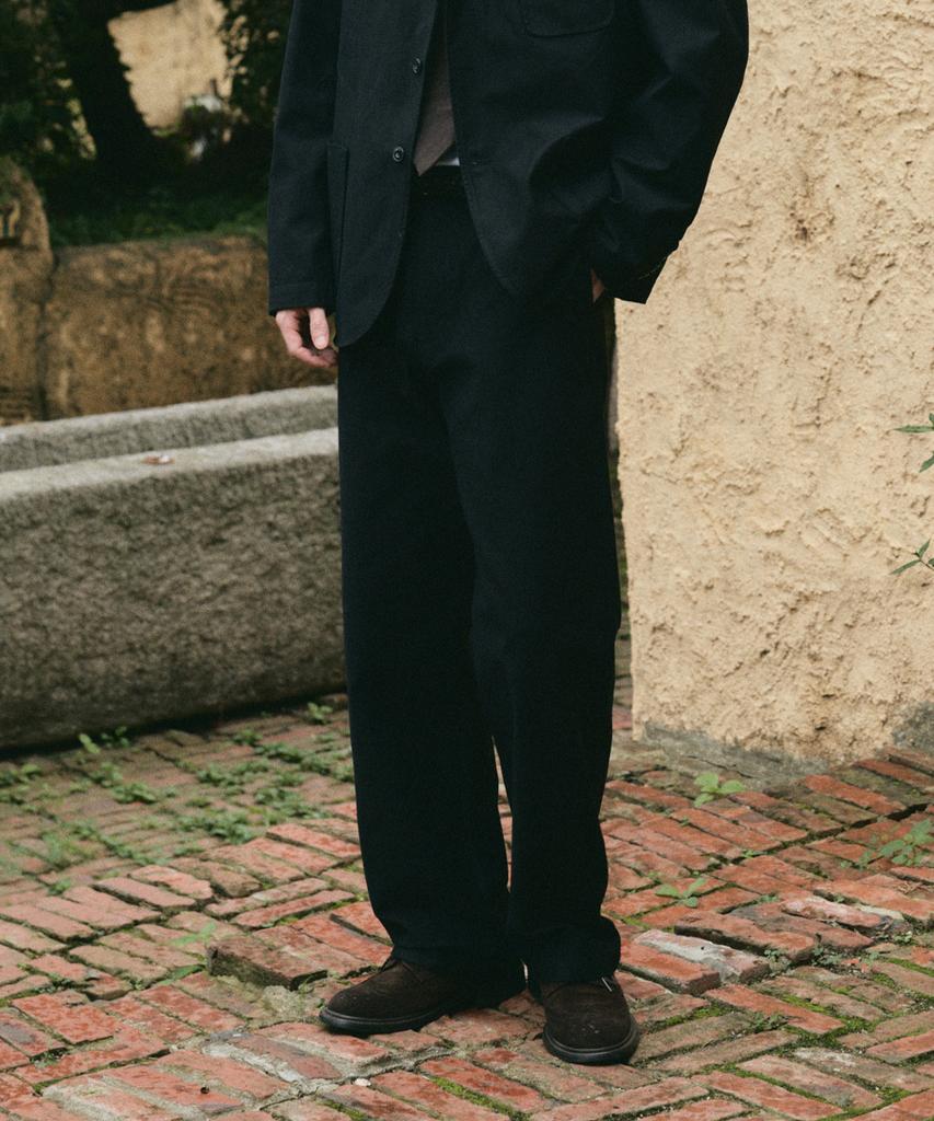 SIECLE Comfort Cotton Setup Pants (Washed Black)