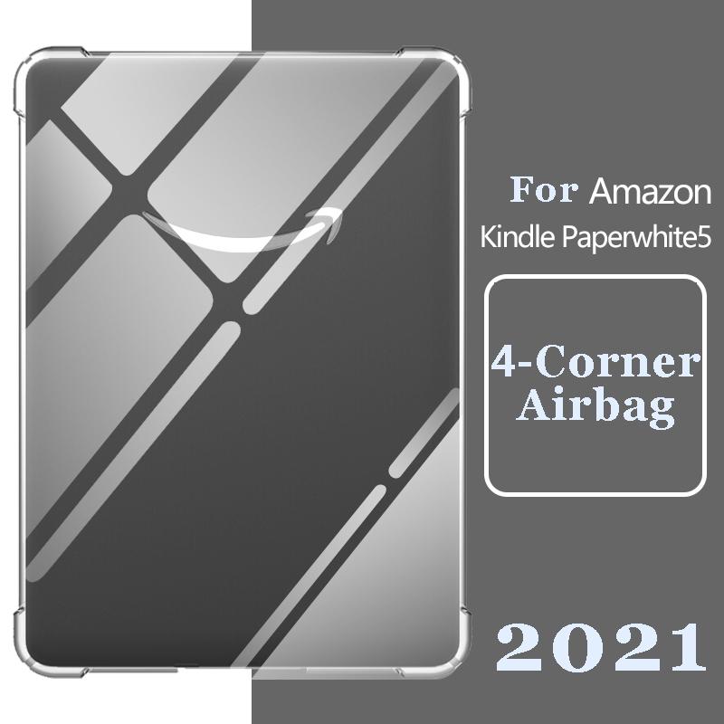 Прозрачный чехол для Kindle Paperwhite 5 2021 KPW4 10th Gen 2018 Oasis 2 3 2017 2019, чехол для подушки безопасности, противоударный Paperwhite4321, мягкий