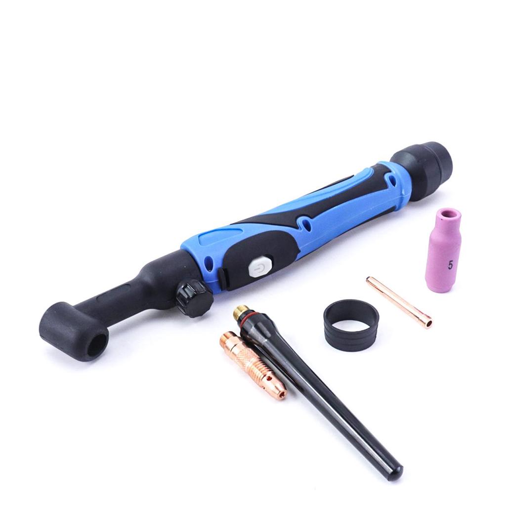 WP26V Горелка TIG GTAW Газовая вольфрамовая сварочная горелка Аргоновая с воздушным охлаждением Сварочная горелка TIG с клапаном WP-26