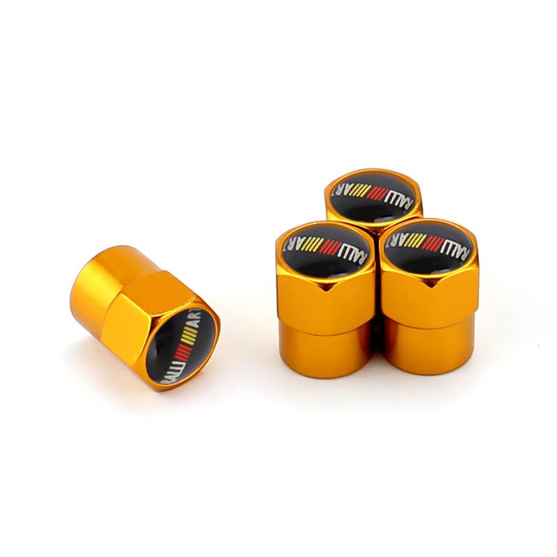 4pcs Car Wheel Tire Valves Tyre Stem Air Caps Cover For Mitsubishi Ralliart ASX Eclipse Galant Mirage Montero EVO Xpander Colt