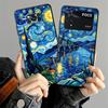 Черный Мягкий Чехол для Телефона для Xiaomi Poco F1 M5 C75 C71 C40 C50 M3 M4 M7 Pro C61 X3 X4 X5 X7 Pro F3 Масляная Живопись Искусство