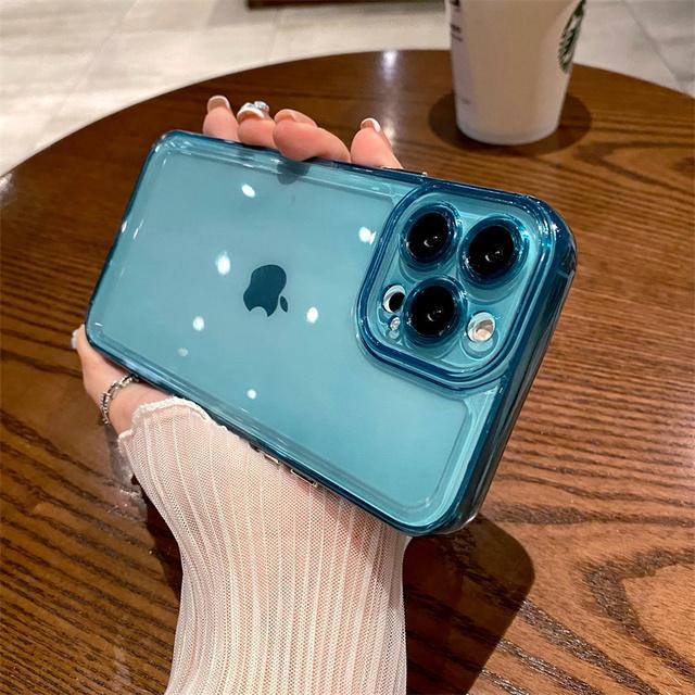 Мягкий акриловый чехол Transaprent для Iphone 13 Pro Max 11 12 Xs Max X Xr 7 8 Plus 13pro 11, противоударный бампер, прозрачная задняя крышка