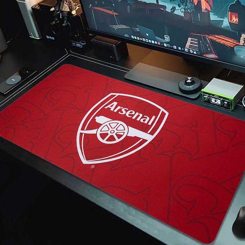 Arsenal F Large Size Mouse Pad Large Gaming Table Cushion Non-slip Laptop Tablet Big Mousepad XXL Mat Mini PC Playmat With Lock edge