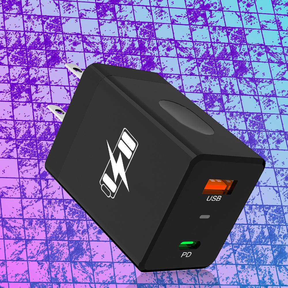 Thumbprint Dual USB 2.4A Travel Charger - US, EU, KR, UK Plugs