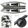 Для Mercedes Benz CLS W218 2012-2017 Sedan Window Chrome Delete Blackout ABC Pillars Glossy Black Stickers