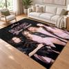 Blackpink Custom Name Personalized Rug Non‑Slip Doormat Floor Carpet Housewarming Birthday Gift for Family Friends