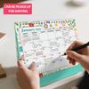 2026-2027 Floral Desk Calendar Spiral Bound January To June 18 Planner Home Office Months Monthly Schedule
