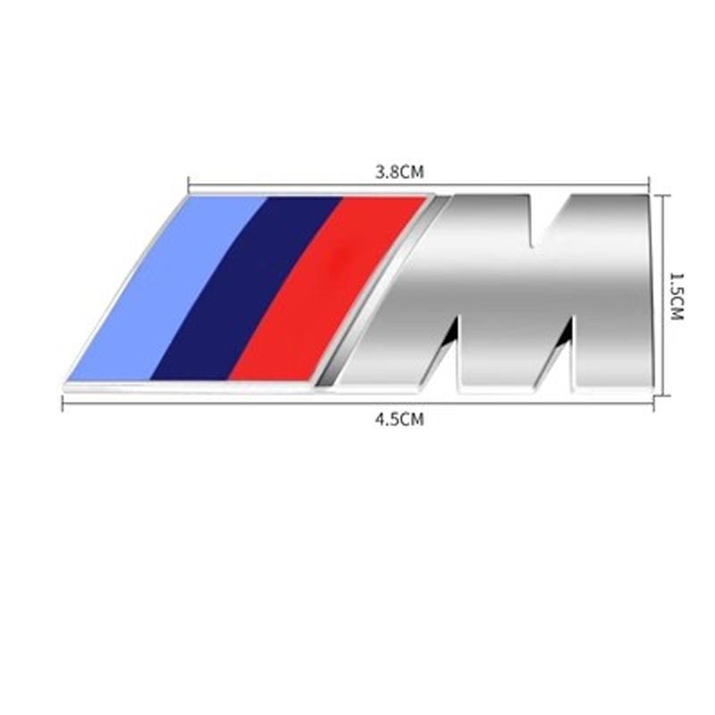 3D ABS M Значок Стайлинг Автомобиля Декор Заднего Багажника Наклейка Аксессуар для Модификации Автомобиля Для BMW M Power Performance M3 M5 X1 X3 X5