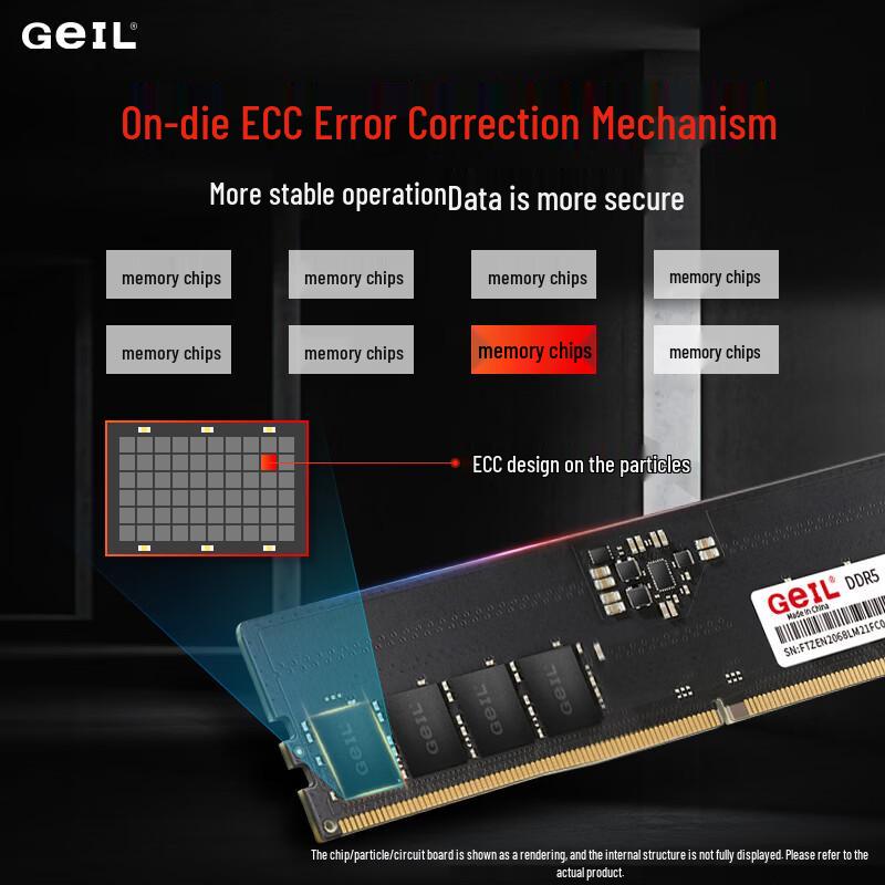 GEIL Millennium 16 ГБ DDR5-5600 Оперативная память для настольного ПК