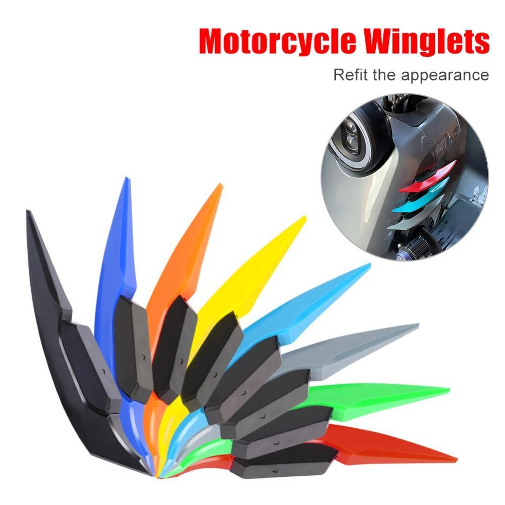 Shield Decor Sticker Fixed Wind Wing Windshield Motorbike Decoration Motorcycle Front Fairing