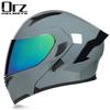 Full Face Motorcycle Helmet Men Women With Visor Flip-Up Design ABS Shell Winter Riding Gear In Multiple Colors