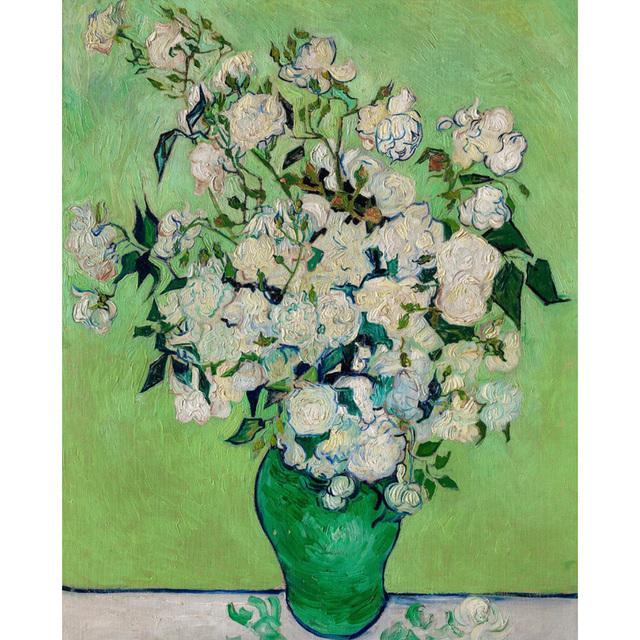 Van Gogh Rose Exhibition Canvas Wall Poster Print Living Room Pop Art Home Decoration