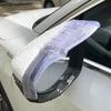 2 шт. Универсальная накладка на боковое зеркало заднего вида автомобиля от дождя, снега, солнца. Защитный козырек. ПВХ