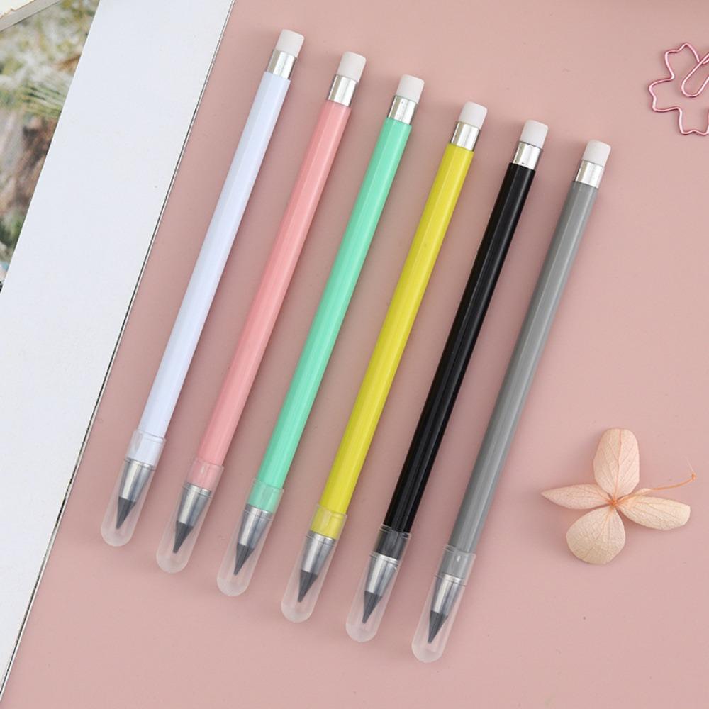 Reusable Forever Pencil Solid Color Inkless Pencil Not Easy To Break Eternal Pencil Writing