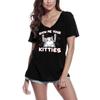 Women's T-Shirt Show Me Your Kitties - Funny Cat Tee Shirt