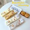 Little Yellow Duck Coral Fleece Socks Women'S Winter Warm Home Sleeping Socks Medium Tube Fleece Cartoon Outer Wear Girls Socks