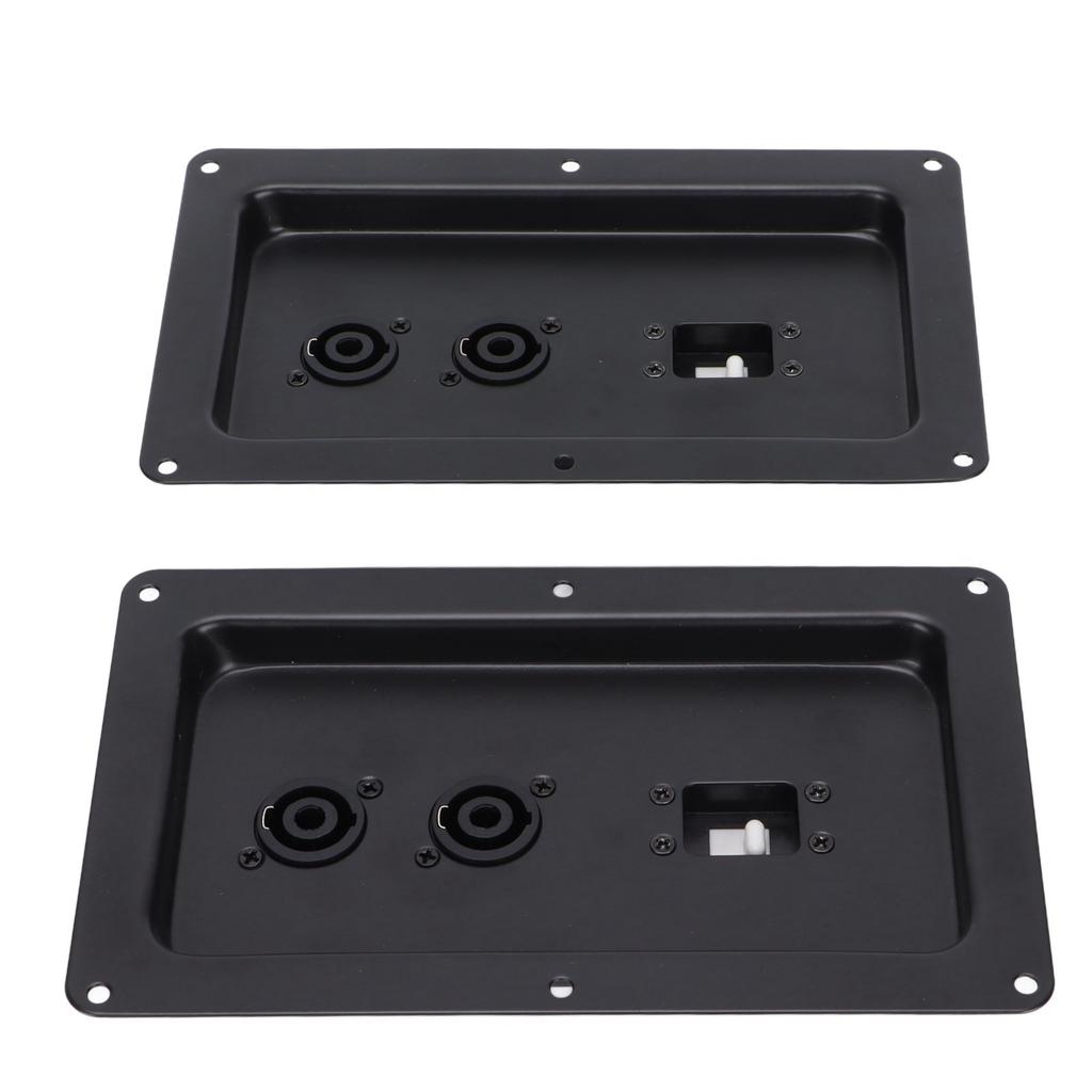 2 Pcs Speaker Wiring Back Panel Professional Stage Speaker Junction Box Connector for 715 725 Stage Speakers