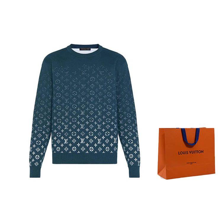 LOUIS VUITTON Lvse Monogram Degrade Crewneck 1A9GIM