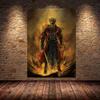 The Dark Souls 3 Poster with Game, Oil Painting, Canvas Wall Painting, Prints for Bedroom, Living Room, House, Bedroom, Bar, Restaurant, Decor