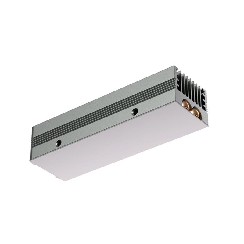 High Efficiency Cooling Solution For M.2 12 2280 SSDs Featuring Aluminum Construction And Silents Operation