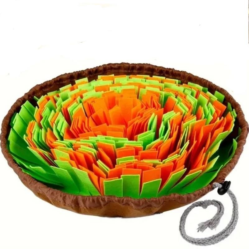 Моющаяся фетровая нюхательная подушка для питомцев, складной коврик для медленного кормления собак, игрушка, тренировочный коврик для собак