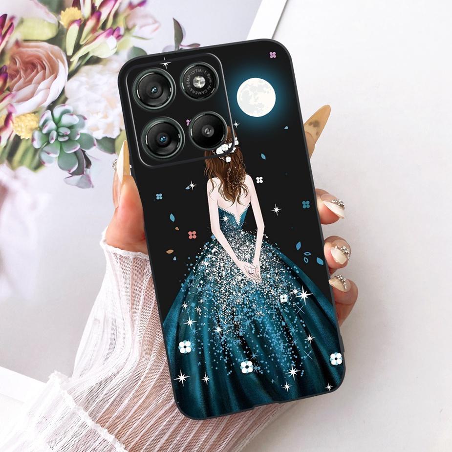 Для Motorola Moto G77 5G Чехол XT2621-4 Роскошный Чехол с Рисунком Цветов Мягкий Силиконовый Чехол Для Moto G67 G 77 MotoG67 MotoG77 5G Сумки